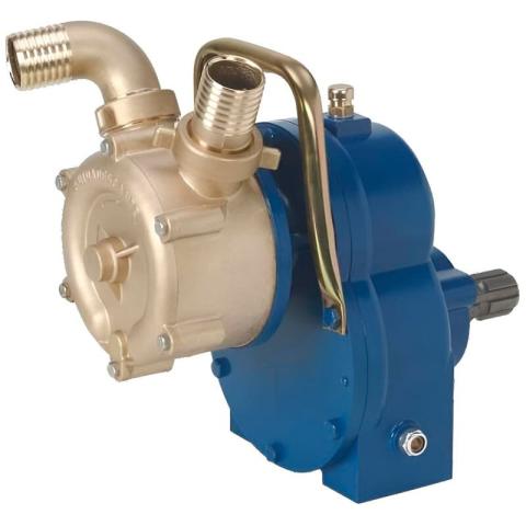 Жидкостно-кольцевой вихревой насос для морского сектора LIVERANI LALX 40, 120 л/мин, бронза, с приводом от ВВП