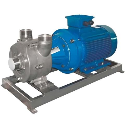 Жидкостно-кольцевой насос для перекачки масла LIVERANI EP 80 Inox, 900 л/мин, TF/M, 15 кВт, 1400 об/мин, 380В, AISI 316, Seal Widia-SiC-Viton