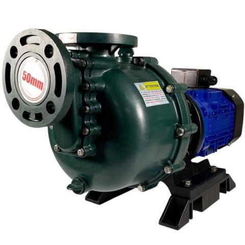 Насос для бромной воды QHB-50032 PVDF, 520L/min, 19m, 380V, центробежный самовсасывающий