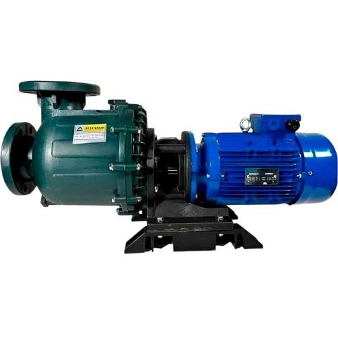 Насос химический для йодистого натрия QHB-75052 PVDF, 1000L/min, 22m, 380V, центробежный самовсасывающий